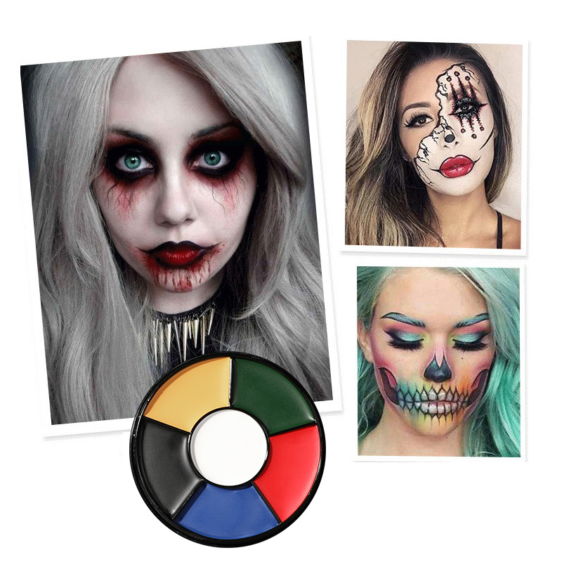 Camo Face Paint - لوحة ألوان زيتية للوجه بستة ألوان