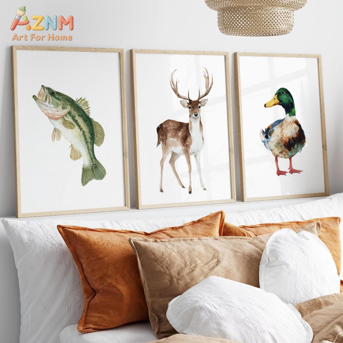Hunting Outdoor Decor - لوحة فنية مطبوعة على قماش بتصميم