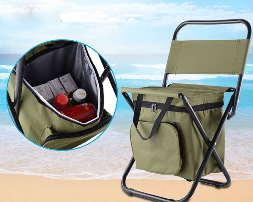 Hunting And Fishing Outdoor Chairs - 2 في 1 حقيبة كرسي الصيد