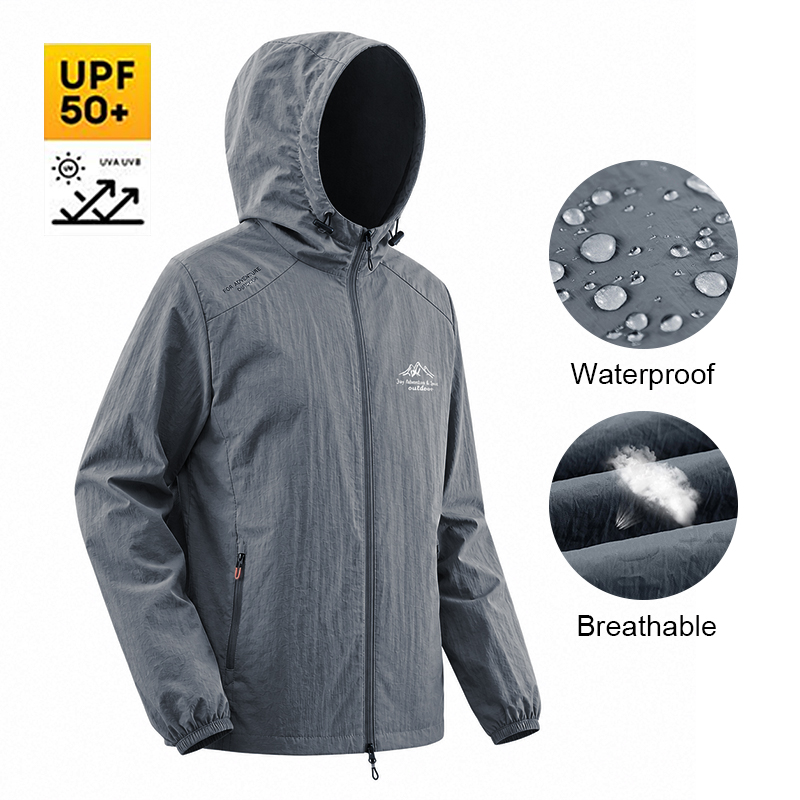 Hunting Outdoor Shop - سترة رجالية صيفية للمشي لمسافات طويلة