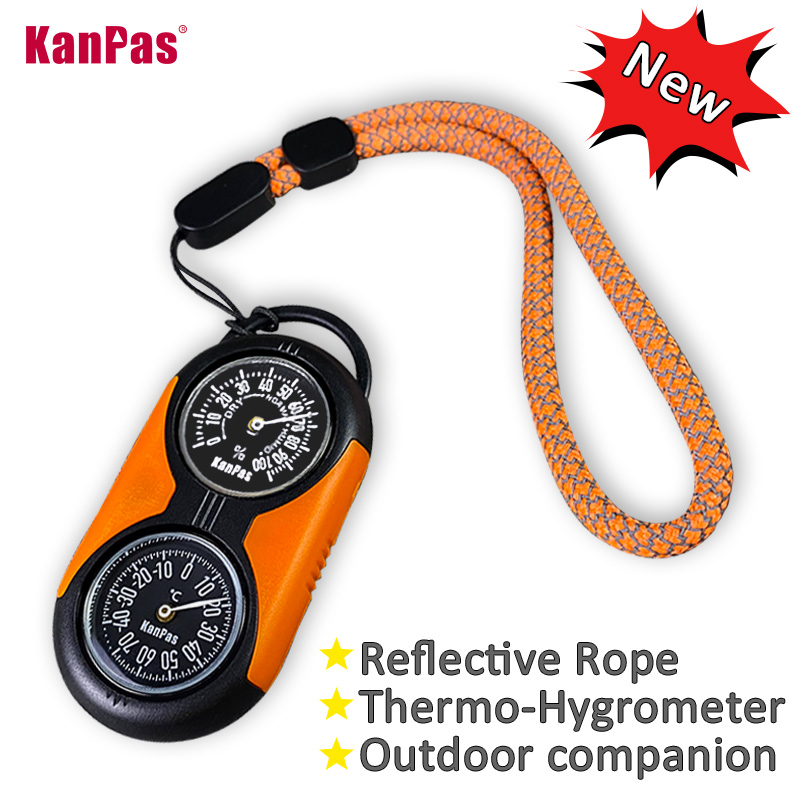 Hunting Outdoor Thermometer - KANPAS-Thermometer Compass ، مقياس حرارة عالي