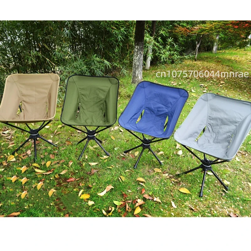 Hunting And Fishing Outdoor Chairs - كرسي تخييم خارجي قابل للطي بدوران