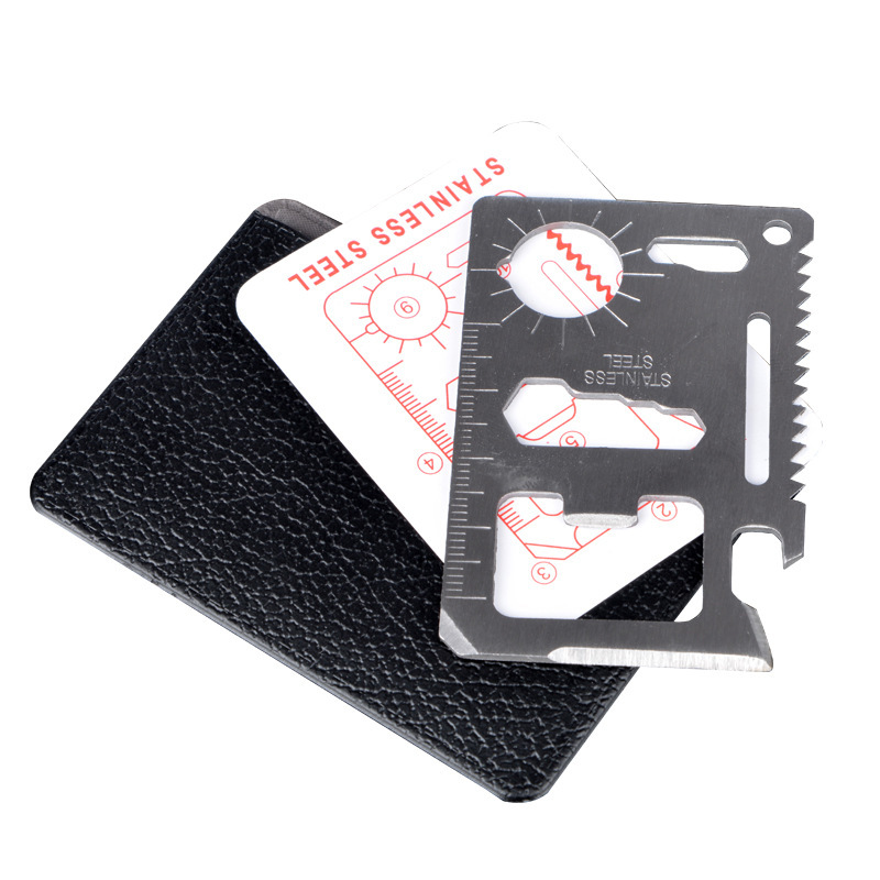 Hunting Outdoors Card - أداة الجيب بطاقة الائتمان 11 في