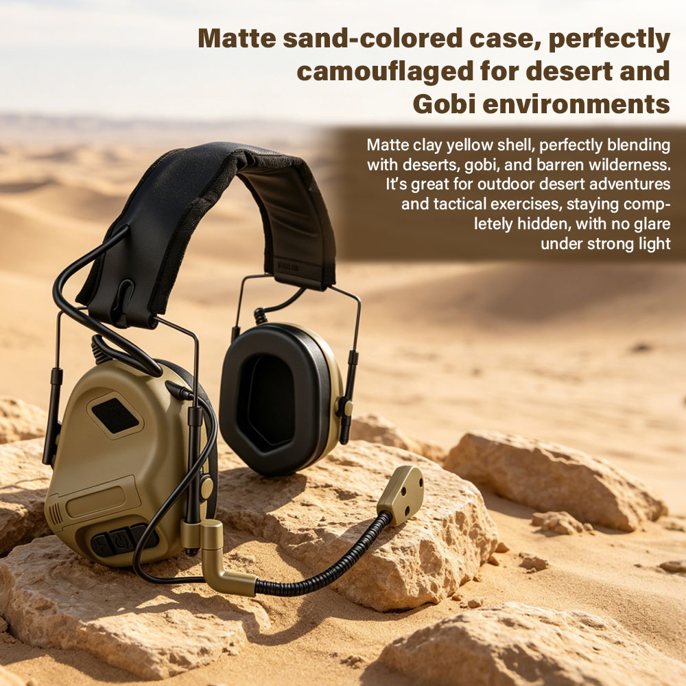 Shooting Ear Muff - سماعات رأس تكتيكية للتواصل مع خاصية