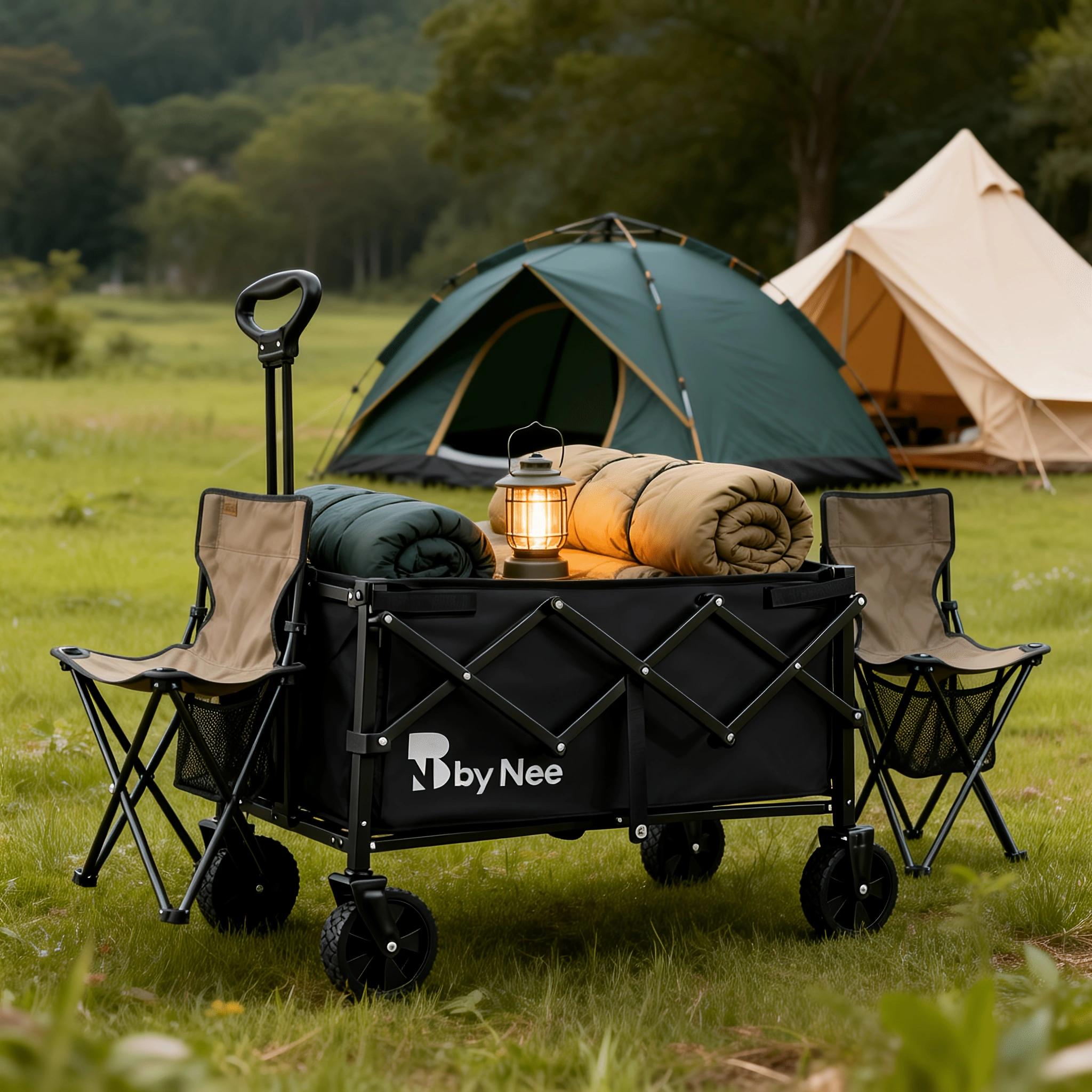 Hunting Outdoor Shop - عربة قابلة للطي متينة للاستخدام الخارجي،
