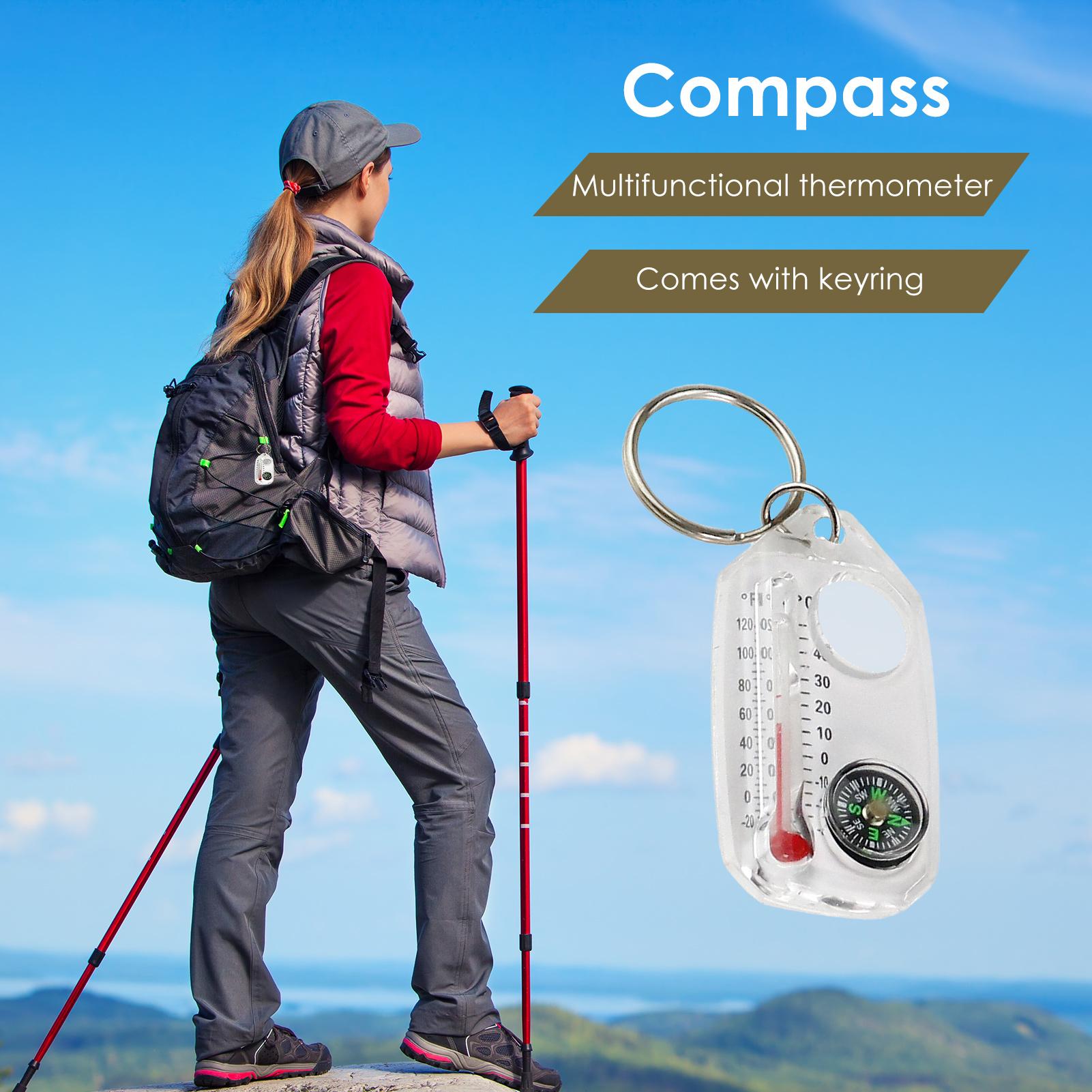بوصلة محمولة للاستخدام الخارجي - مراجعة Hunting Outdoor Thermometer وسعره
