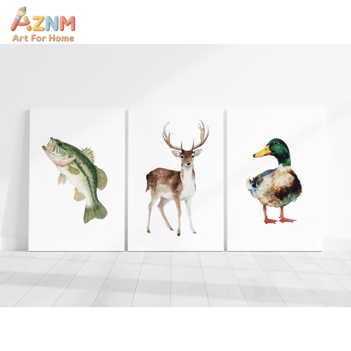 لوحة فنية مطبوعة على قماش بتصم - مراجعة Hunting Outdoor Decor وسعره