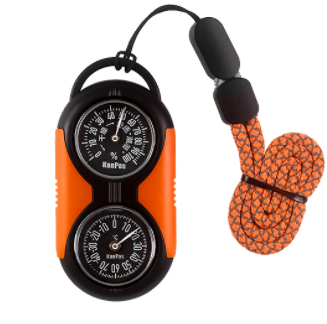 مجموعة بوصلة ميزان الحرارة 202 - مراجعة Hunting Outdoor Thermometer وسعره