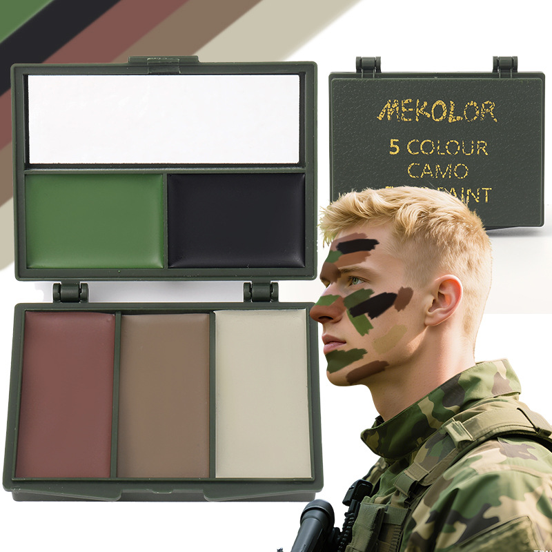 مجموعة طلاء الوجه المموهة ذات  - مراجعة Camo Face Paint وسعره