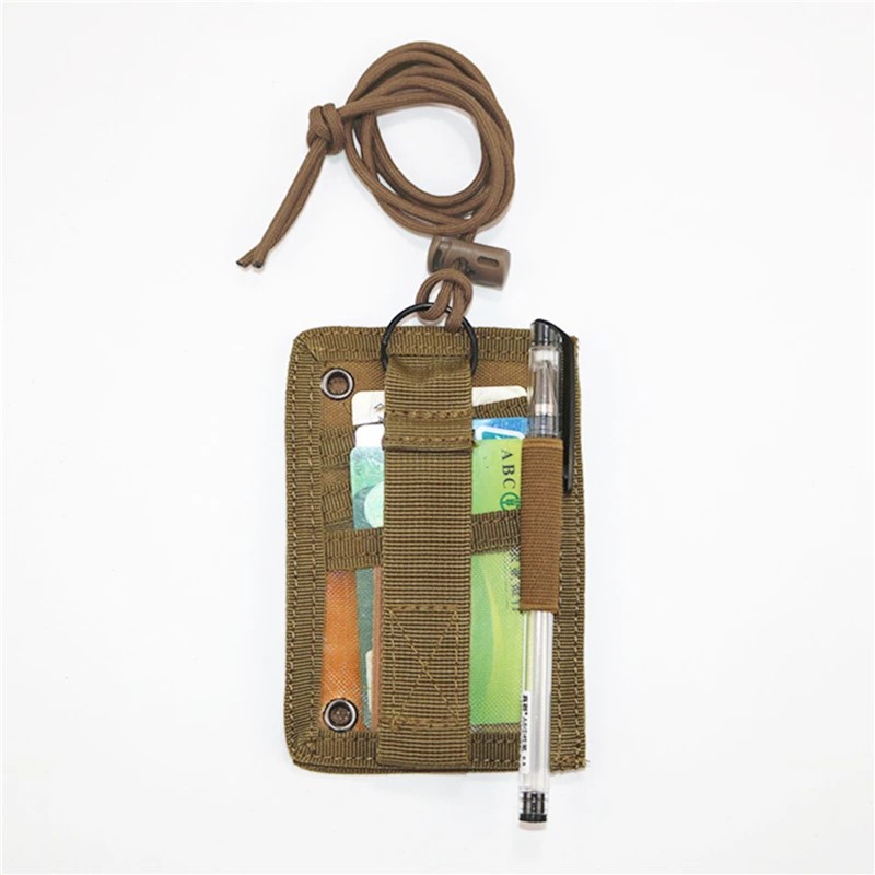 حامل بطاقة هوية تكتيكي مع شريط - مراجعة Hunting Outdoors Card وسعره