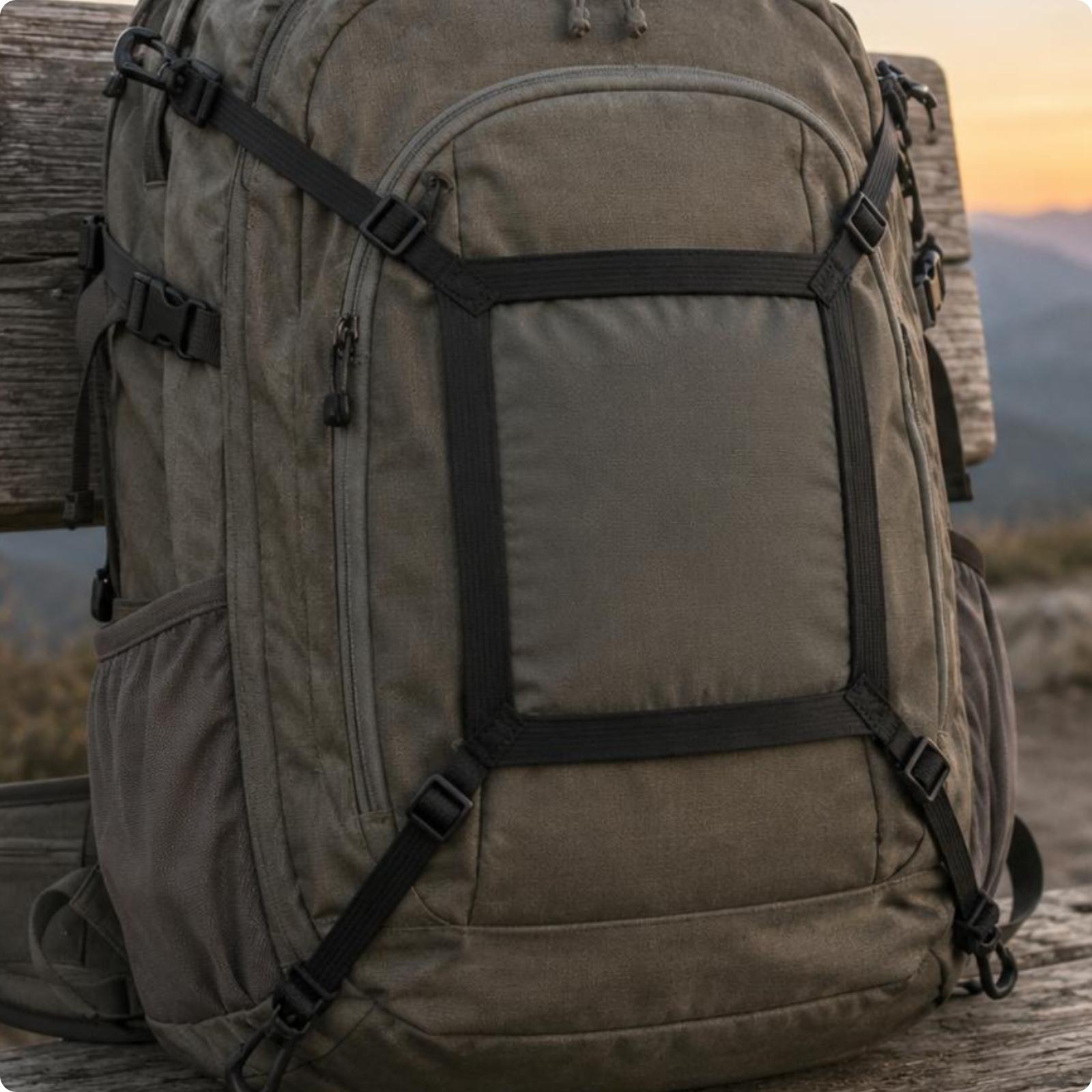 حامل خوذة للحقيبة بتصميم مربع، - مراجعة Outdoor Hunting Gear Store وسعره