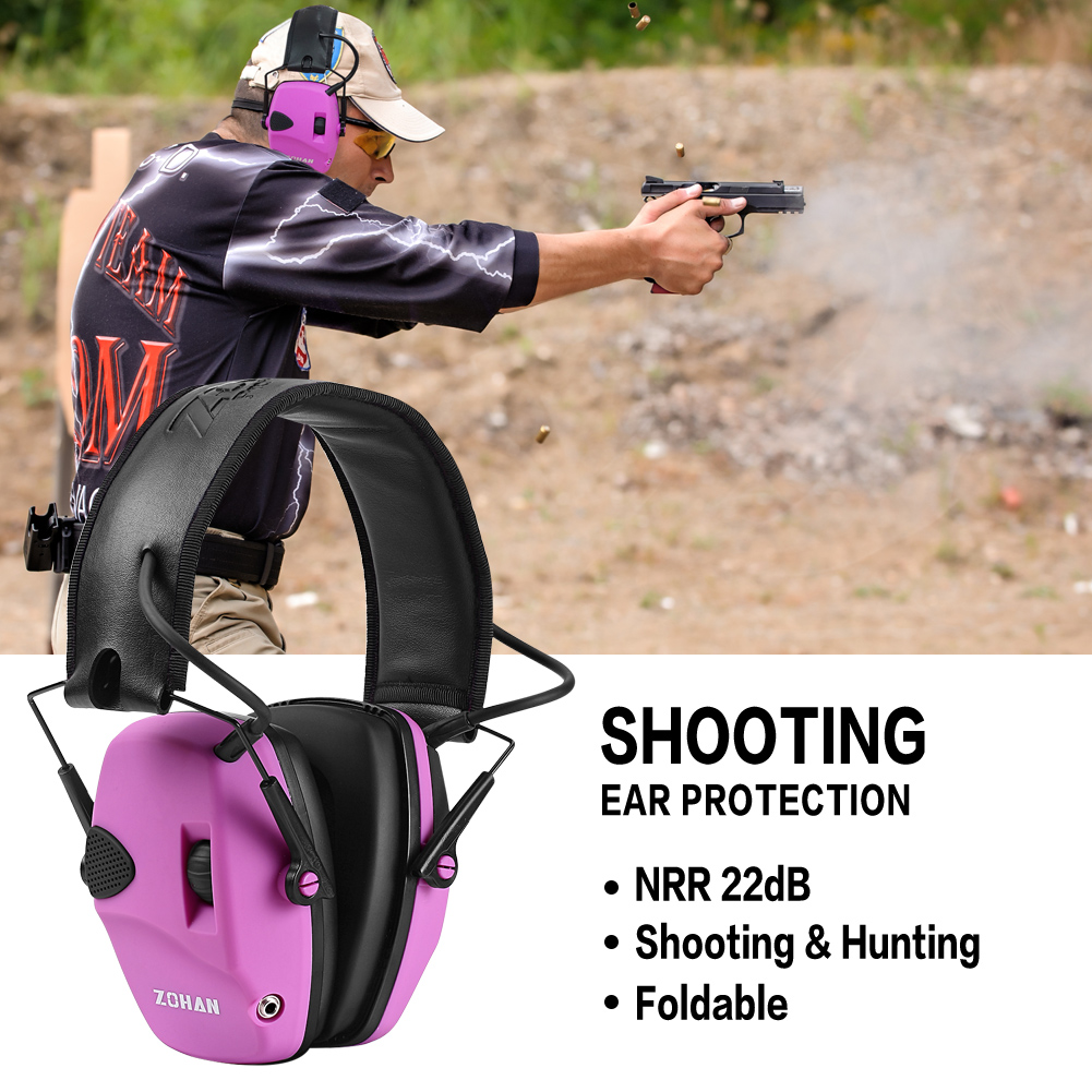سماعات رأس ZOHAN للرماية، واقي - مراجعة Shooting Ear Muff وسعره