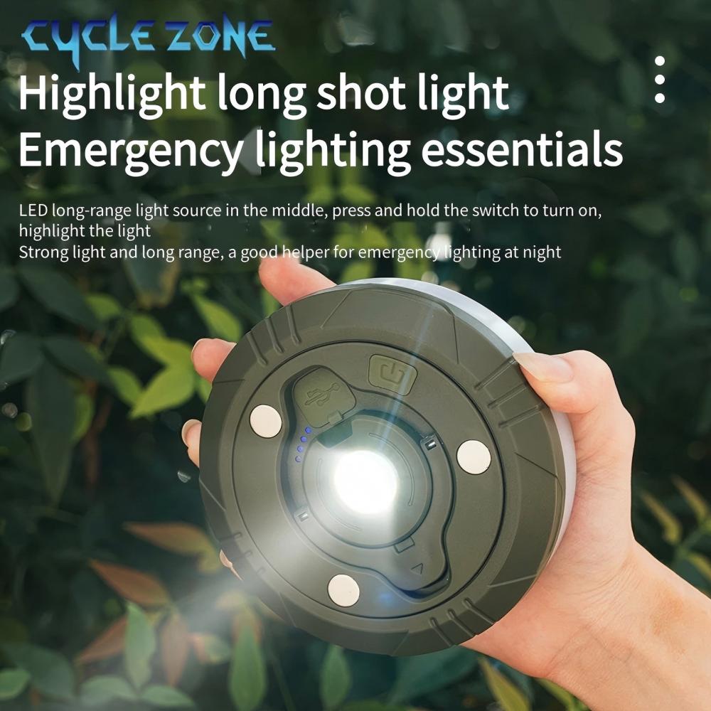 LED مصباح التخييم مع بكرة قطاع - مراجعة Hunting Outdoor Decor وسعره