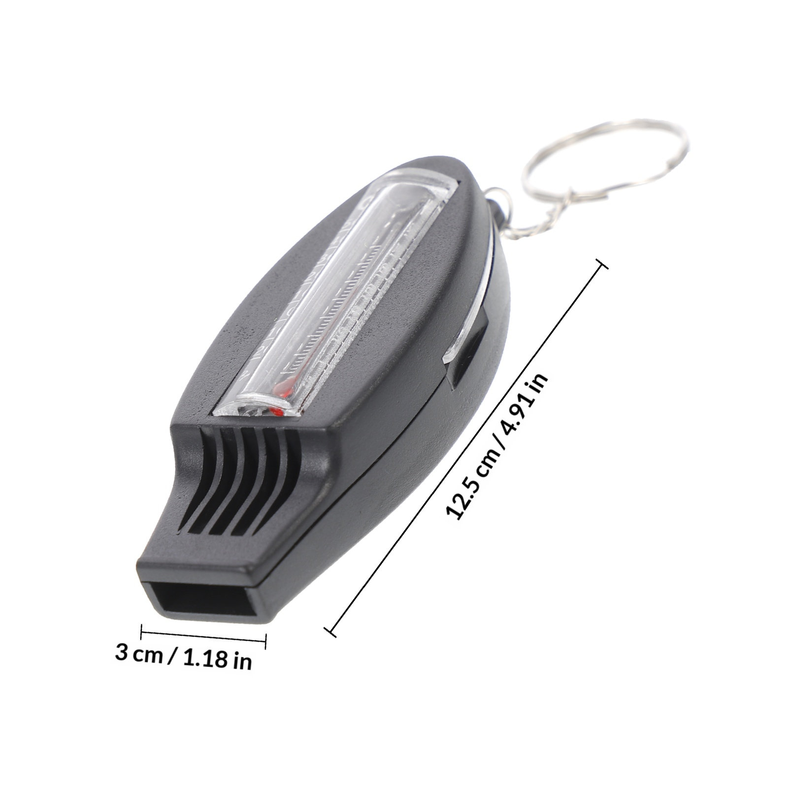 صافرة النجاة المدمجة في ميدالي - مراجعة Hunting Outdoor Thermometer وسعره