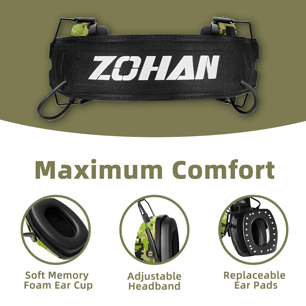 Zohan-سماعات أذن إلكترونية للت - مراجعة Shooting Ear Muff وسعره
