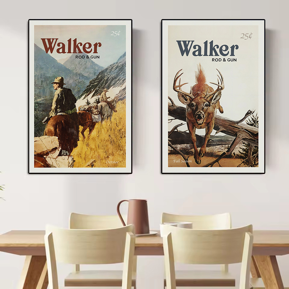 الرجعية الحياة البرية في الهوا - مراجعة Hunting Outdoor Decor وسعره