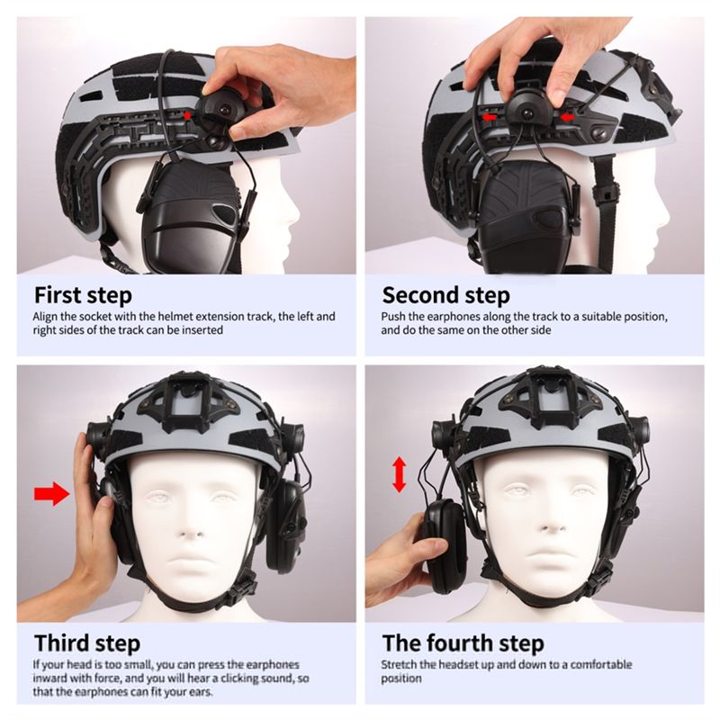 سماعات أذن إلكترونية تكتيكية ل - مراجعة Shooting Ear Muff وسعره