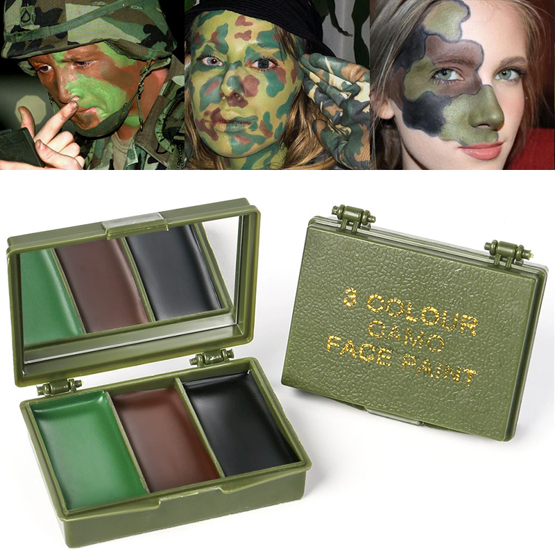 مجموعة رسم وجه مموهة مكونة من  - مراجعة Camo Face Paint وسعره