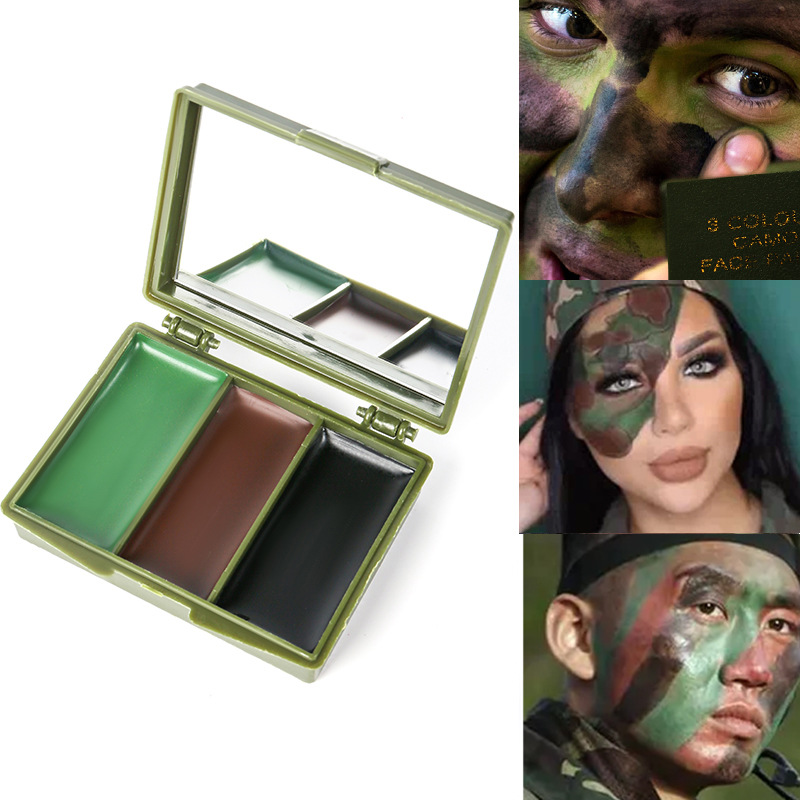 مجموعة رسم وجه مموهة مكونة من  - مراجعة Camo Face Paint وسعره