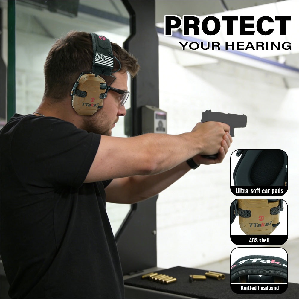 سماعة أذن إلكترونية قابلة للطي - مراجعة Shooting Ear Muff وسعره