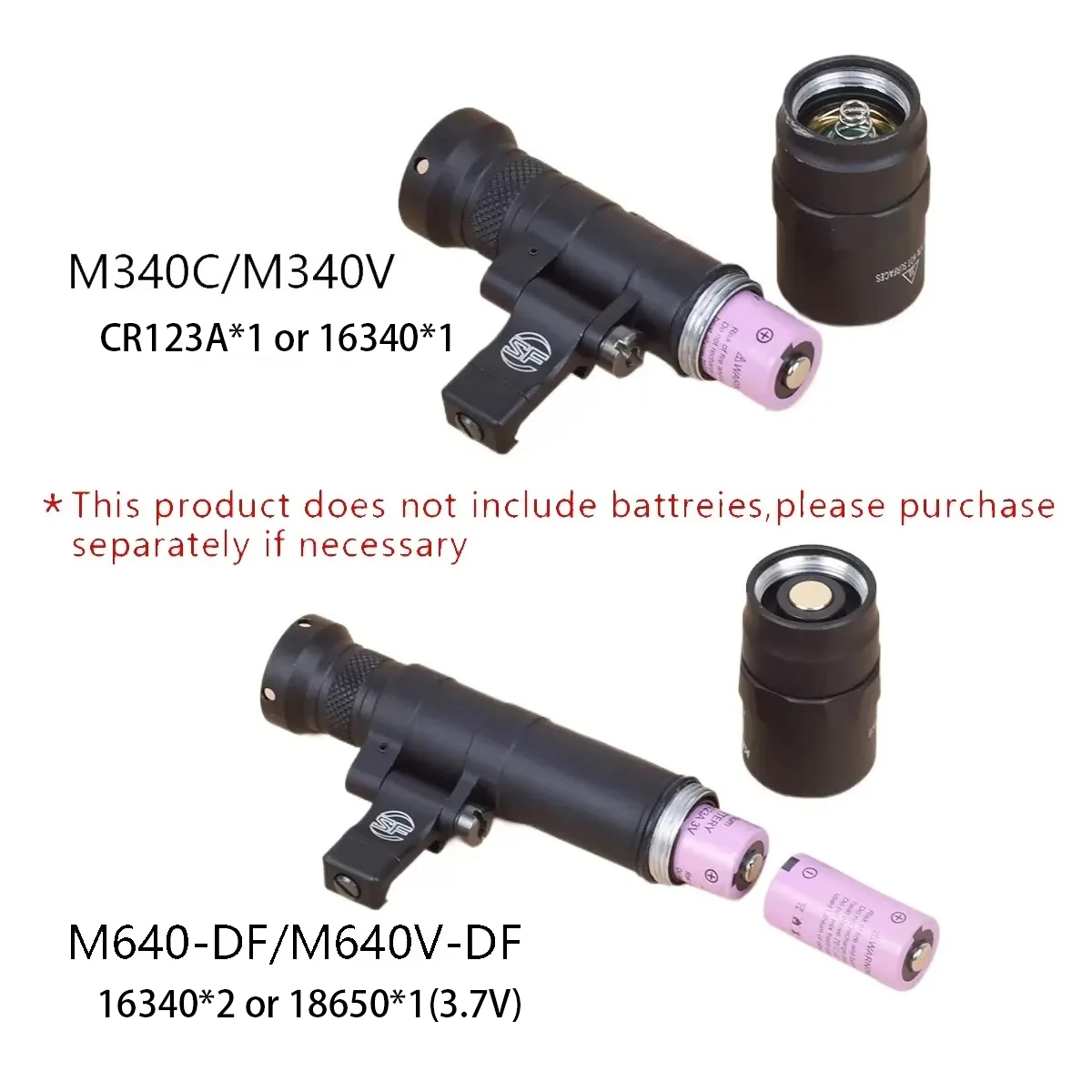 مصباح يدوي Surefir M600 M340 D - مراجعة Hunting Outdoor Shop وسعره