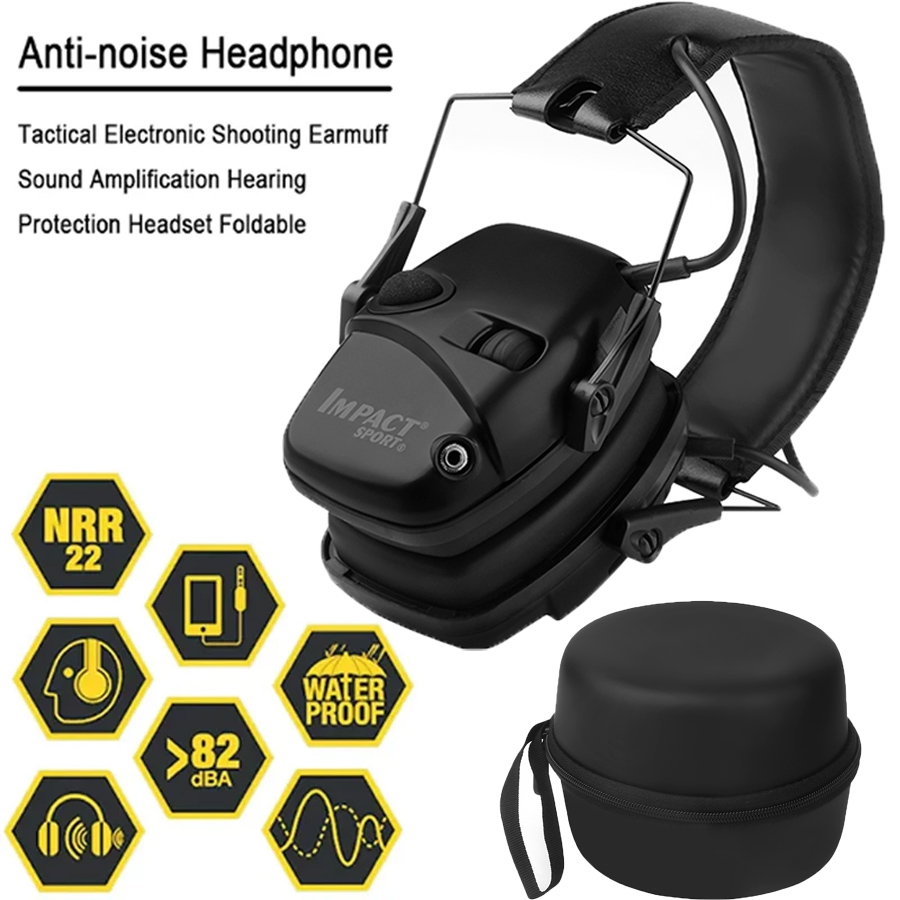 التكتيكية الإلكترونية اطلاق ال - مراجعة Shooting Ear Muff وسعره