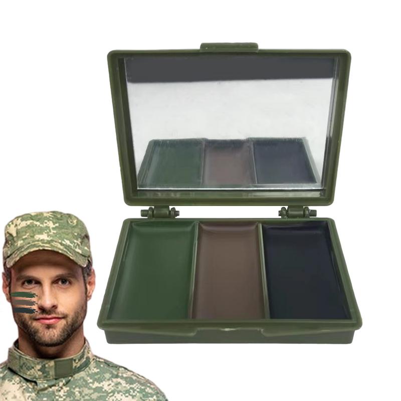 3 ألوان مشجعي الجيش CS اطلاق ا - مراجعة Camo Face Paint وسعره